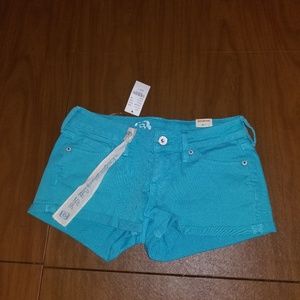 New, Bullhead Cuff Teal/Blue Shorts